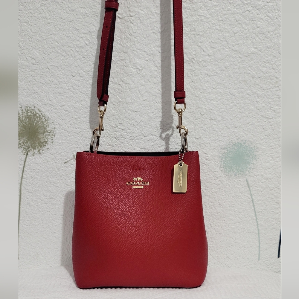 Coach red bag